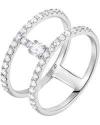 Dyamka - Paved Two Rows Ring - Lyst