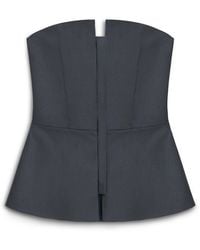Nocturne - Zippered Corset Look Blouse - Lyst