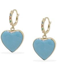 Vintouch Italy - Love Is A Vermeil Hoop Earrings - Lyst