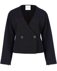 SALANIDA - Galante Knitted 100% Merino Blazer - Lyst
