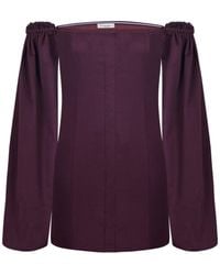 Thisisu Collection - Kaia Balloon Sleeve Mini Dress - Lyst
