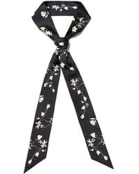 Jessie Zhao New York - Silk Skinny Scarf Starlit Bloom - Lyst