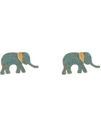Ebru Jewelry - Guardian Elephant Stud Earrings - Lyst