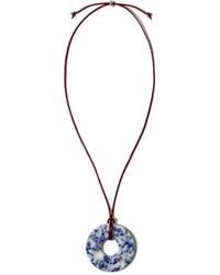 Kybele Studio - Ocean Mist Cord Necklace With Lapis Lazuli - Lyst