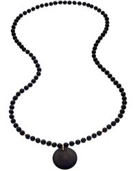 Heather Hawkins Jewelry - Rockabye Long Coin Pendant Gemstone Necklace - Lyst