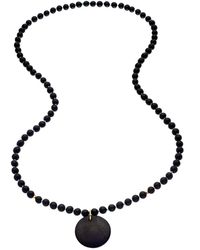 Heather Hawkins Jewelry - Rockabye Long Coin Pendant Gemstone Necklace - Lyst
