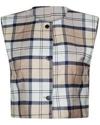 NUMBAT - Cecily Tartan Wool Waistcoat - Lyst