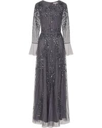 Frock and Frill - Jora Charcoal Embellished Maxi Dress - Lyst