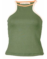 Love and Nostalgia - Goody Two Shoes Rib Singlet - Lyst