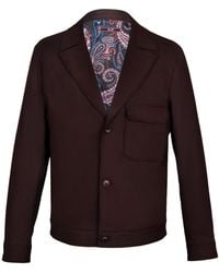 DAVID WEJ - Ashford Relaxed Patch Pocket Jacket - Lyst