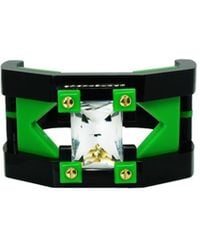 Gissa Bicalho - Handmade Acrylic Bracelet Deco Rectangular Shaped Stone - Lyst
