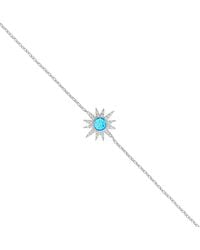 Spero London - Opal Sun Sterling Bracelet - Lyst