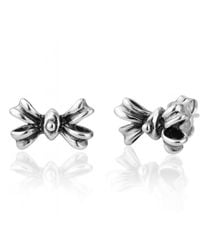 Unaloe - Sterling Bow Stud Earrings – Also Perfect For Second Piercing - Lyst