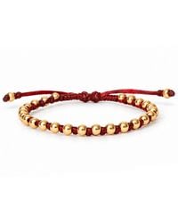 Harbour Uk - Golden Friendship Vermeil Rope Bracelet - Lyst