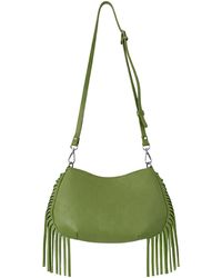 F3Rog by Rana - Pistachio Crossbody Mini Gordon Fringe Bag - Lyst