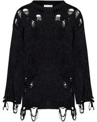 Pcfg - Your Itch Ripped Knit Sweat - Lyst