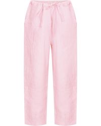 NoLoGo-chic - Life Style Plain Trouser Linen Shell - Lyst
