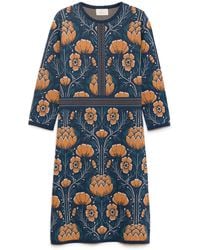 Peraluna - Felicity Floral Jacquard Knit Dress - Lyst