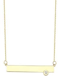 Dime Tribe - Plate Necklace - Lyst