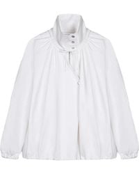 Nocturne - Oversized Zip-Front Jacket - Lyst