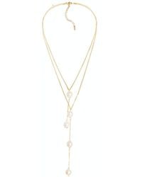 Adriana Pappas Designs - Pearl Satellite Lariat - Lyst