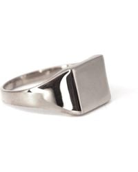 VicStoneNYC Fine Jewelry - Timeless Bold Square Signet Ring For - Lyst