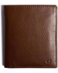 Harber London - Leather Bifold Zip Wallet With Rfid Protection - Lyst