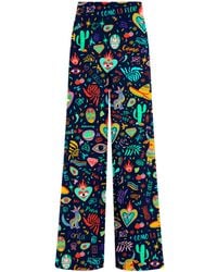 Aloha From Deer - Colorful Mexico Long Loose Pants - Lyst