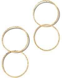 Jaredjamin - Raquel Dangle Hoop Post Earrings - Lyst
