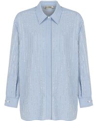 Nocturne - Stone Embroidered Shirt - Lyst