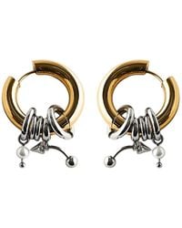 Kirei - Voltage Earrings – Stainless Steel & Shell Pearl - Lyst