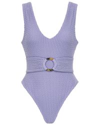 Montce - Lavender Crochet Kim One-piece - Lyst
