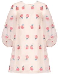 Georgette - Fleur Rosé Mini Dress - Lyst