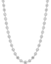 SHYMI - Round Victorian Style Tennis Necklace - Lyst
