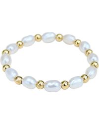 Kiri & Belle - Pearl And Bead Ring - Lyst
