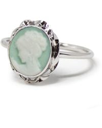 Vintouch Italy - Sterling Mini Cameo Ring - Lyst