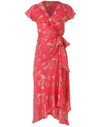 SACHA DRAKE - Eleanor Wrap Dress - Lyst