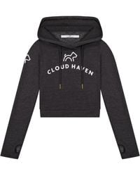 Cloud Haven - Cozy Crop Logo Hoodie - Lyst