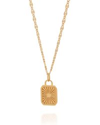 Nellou Jewellery - Golden Dawn Necklace Plated Sterling - Lyst