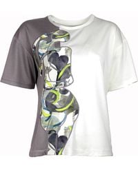 Lalipop Design - Mink & T-Shirt With Laser Cut Linen Appliques - Lyst