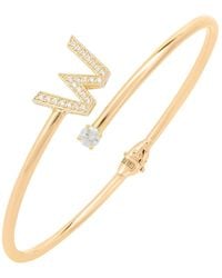 LÁTELITA London - Initial Bangle W - Lyst
