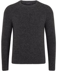 Paul James Knitwear - Sheepsoft British Wool Byroon Fisherman Rib Knit Jumper - Lyst