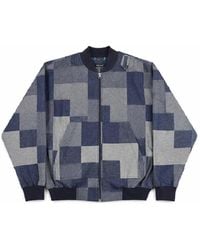 Win Out - Patchwork Denim Bomber - Lyst