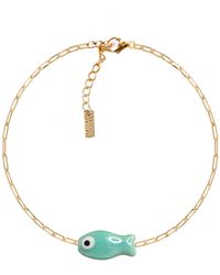 Adriana Pappas Designs - Fishy Chain Anklet - Lyst