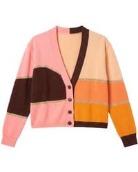 Brodie Cashmere - Abstract Scenic Cashmere Cardigan - Lyst