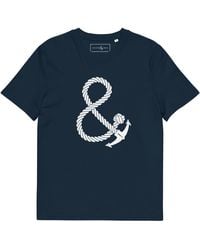 Anchor and Crew - Oversized Ampersand Signature Organic Cotton T-Shirt - Lyst