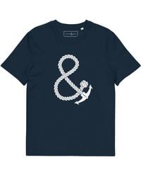 Anchor and Crew - Oversized Ampersand Signature Organic Cotton T-Shirt - Lyst