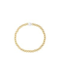 Olivia Le - Heart Pearl Bracelet - Lyst