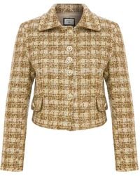 Ilvi - Bauer-Cream- Tweed Jacket - Lyst