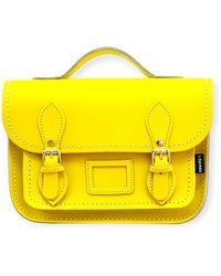 Zatchels - Handmade Leather Crossbody Midi Satchel - Lyst